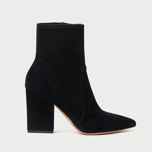 NWOT Loeffler Randall Isla Bootie in Black Suede